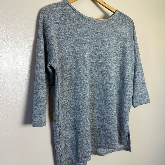 CLEARANCE! Gray Boutique Crewneck Full Length Sweater Size S NWT - Picture 3 of 5